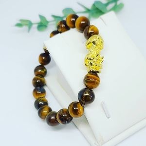 Natural Tiger Eye Pixiu bracelet
